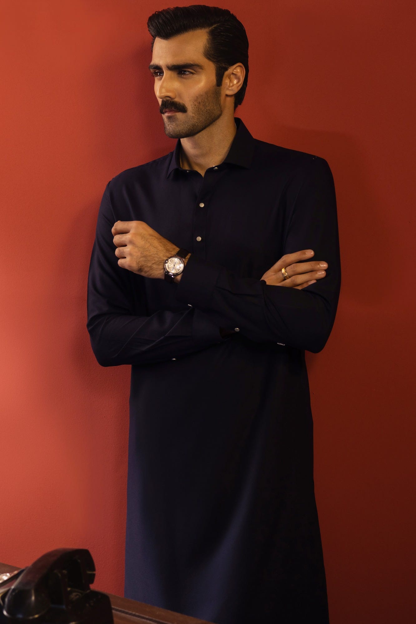 SYDNEY - BLUE COTTON KAMEEZ SHALWAR