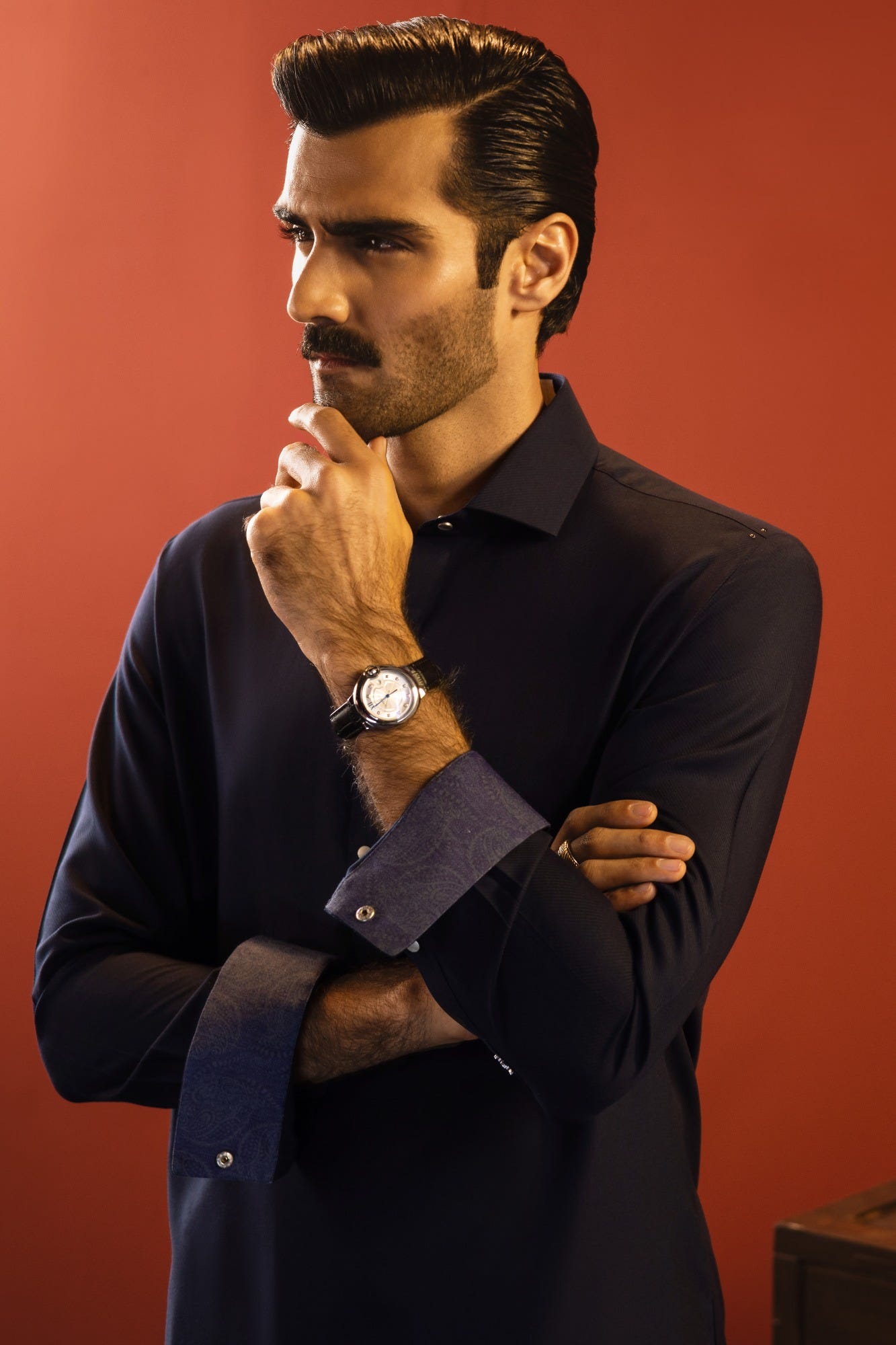 SYDNEY - BLUE COTTON KAMEEZ SHALWAR