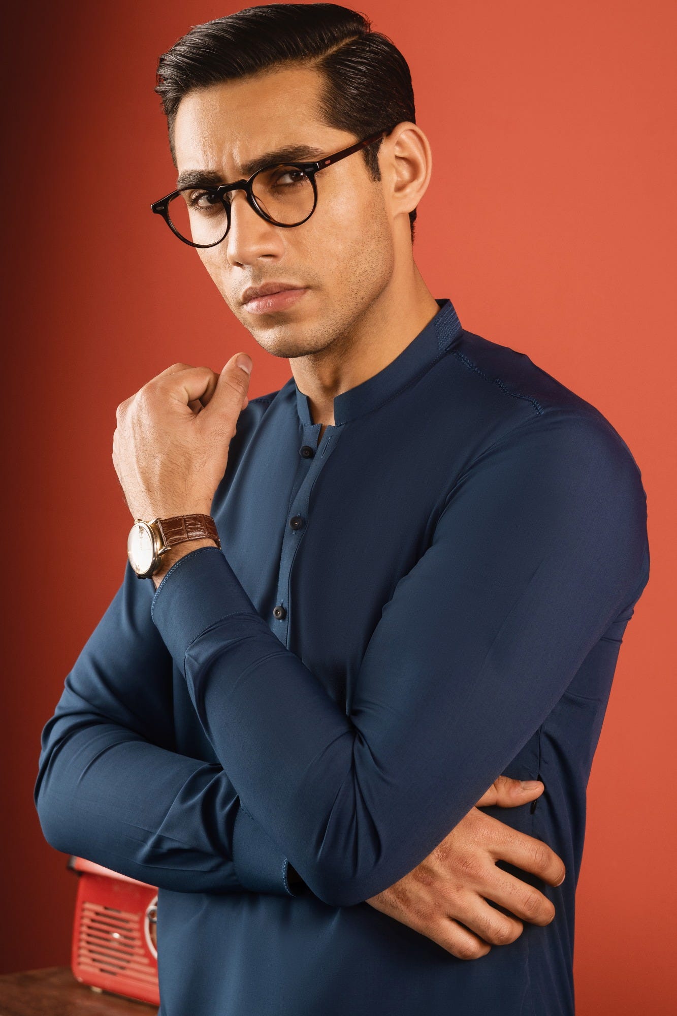 TOKYO - TEAL BLENDED KAMEEZ SHALWAR