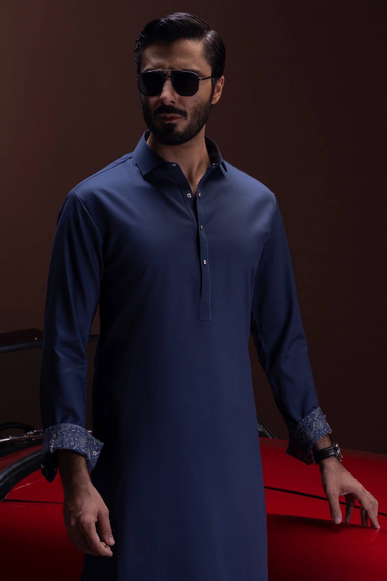 victoria-sapphire-blue-cotton-kameez-shalwar