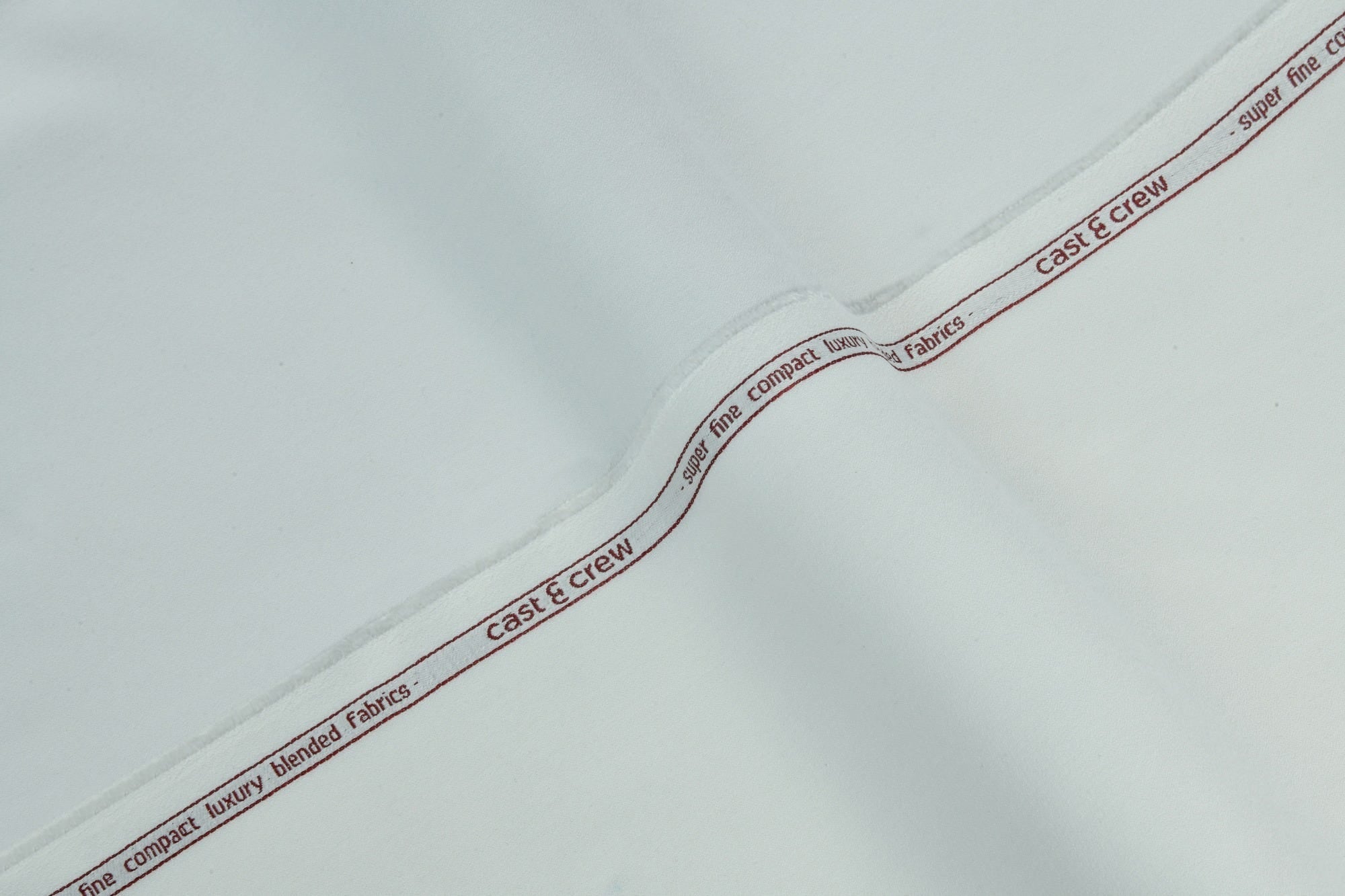 WAKO - WHITE BLENDED KAMEEZ SHALWAR FABRIC