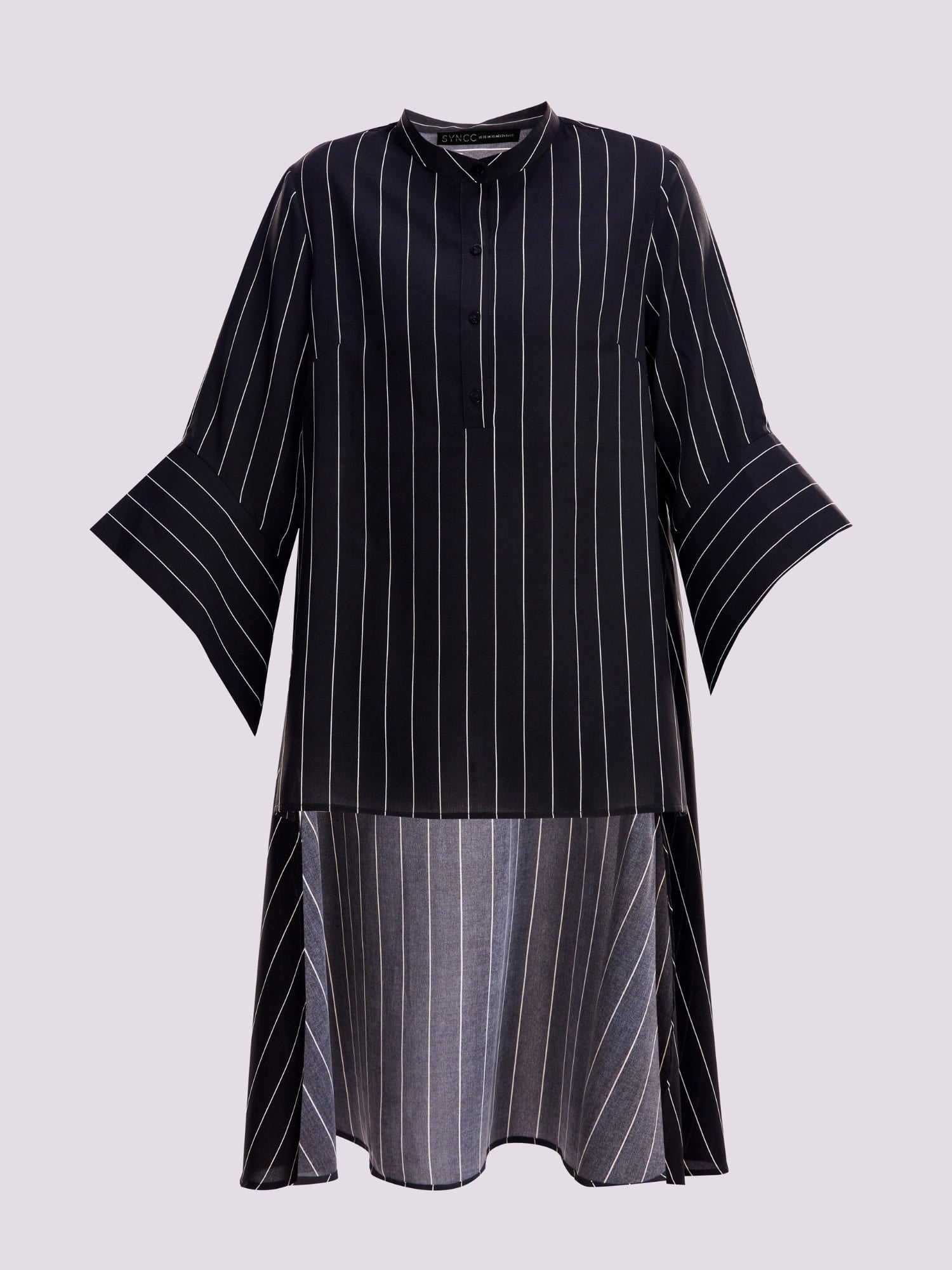 MULTICOLOR HIGH-LOW TUNIC-B