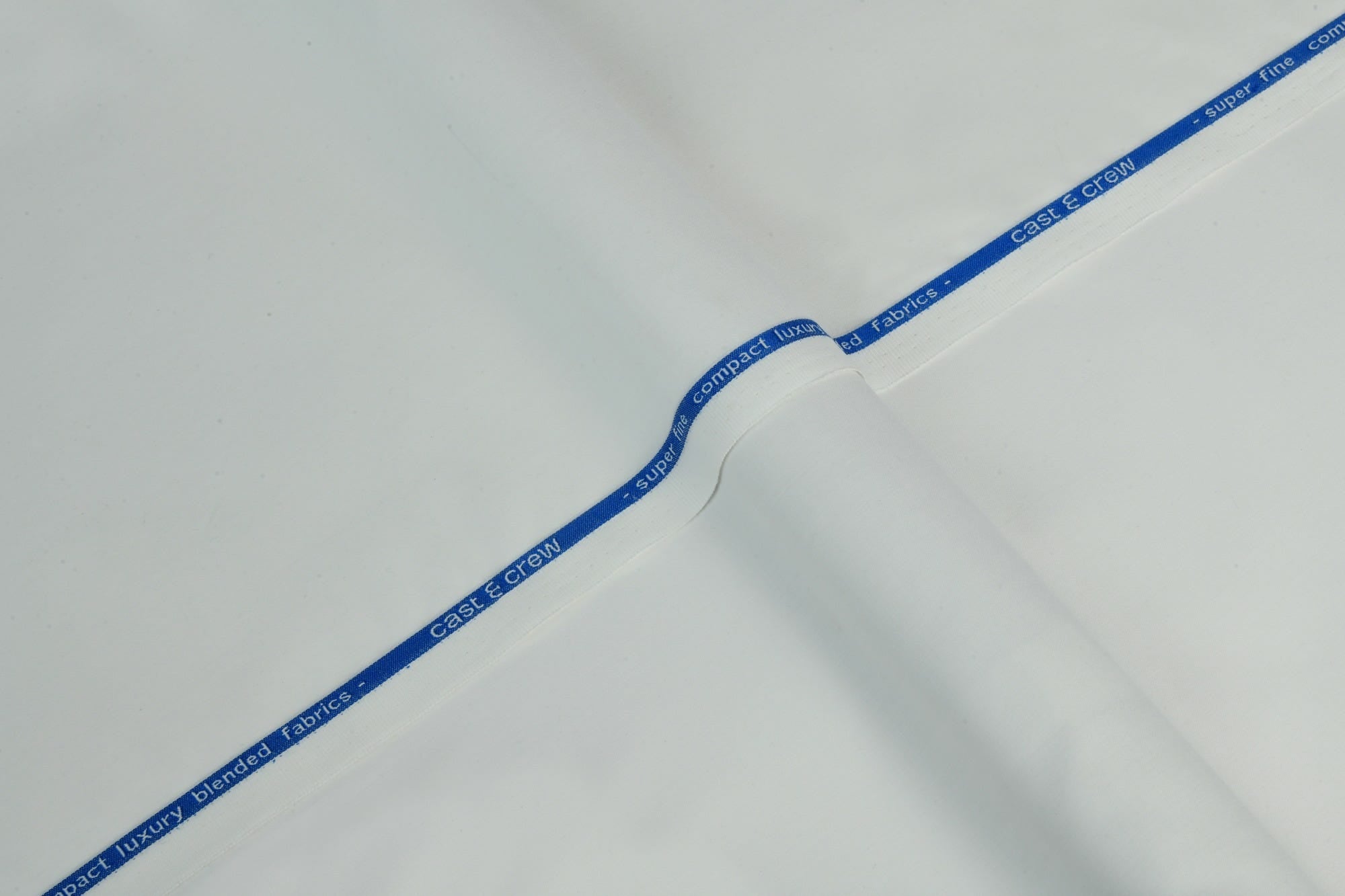 Wuhan - White Blended Unstitched Kameez Shalwar Fabric